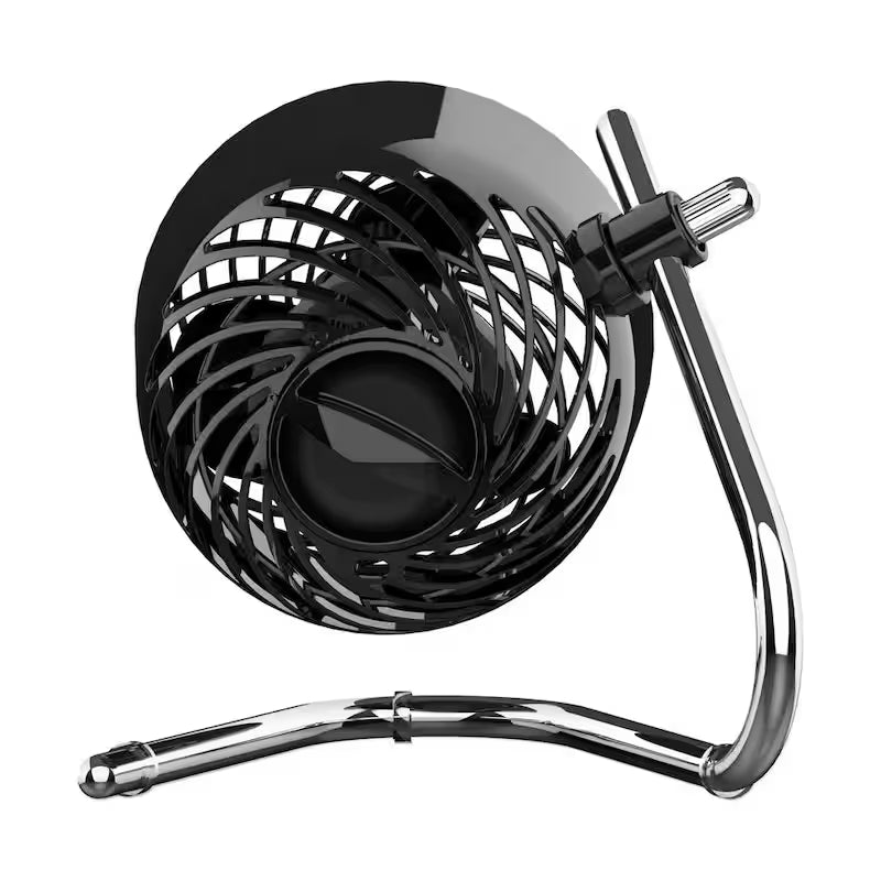 Black 4 in. Pivot Personal Air Circulator H973267