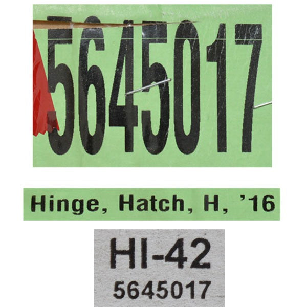 Stainless Offset Hatch Hinge X7549