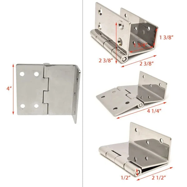 Stainless Offset Hatch Hinge X7549