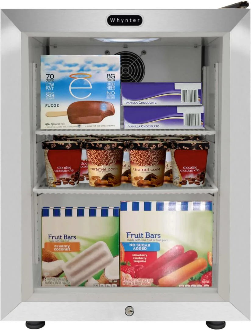 1.8 cu ft. Countertop Glass Door Freezer T129