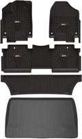 Black TPE All Weather Custom Fit Floor Liner and Cargo Mats E611312