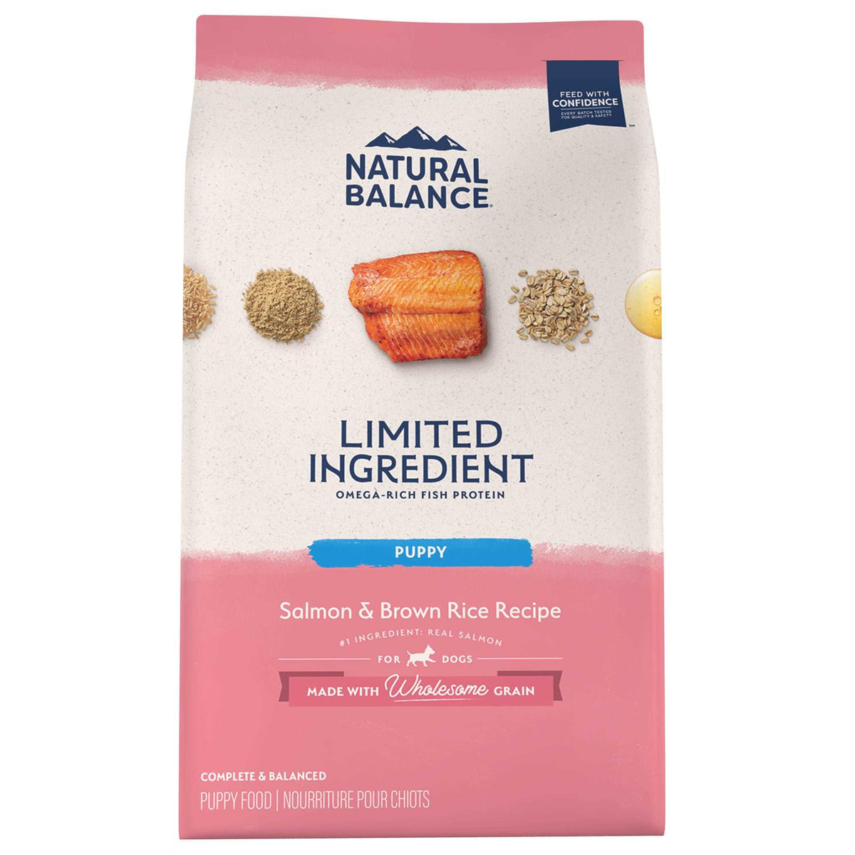 Salmon & Brown Rice Puppy Dry Dog Food C897