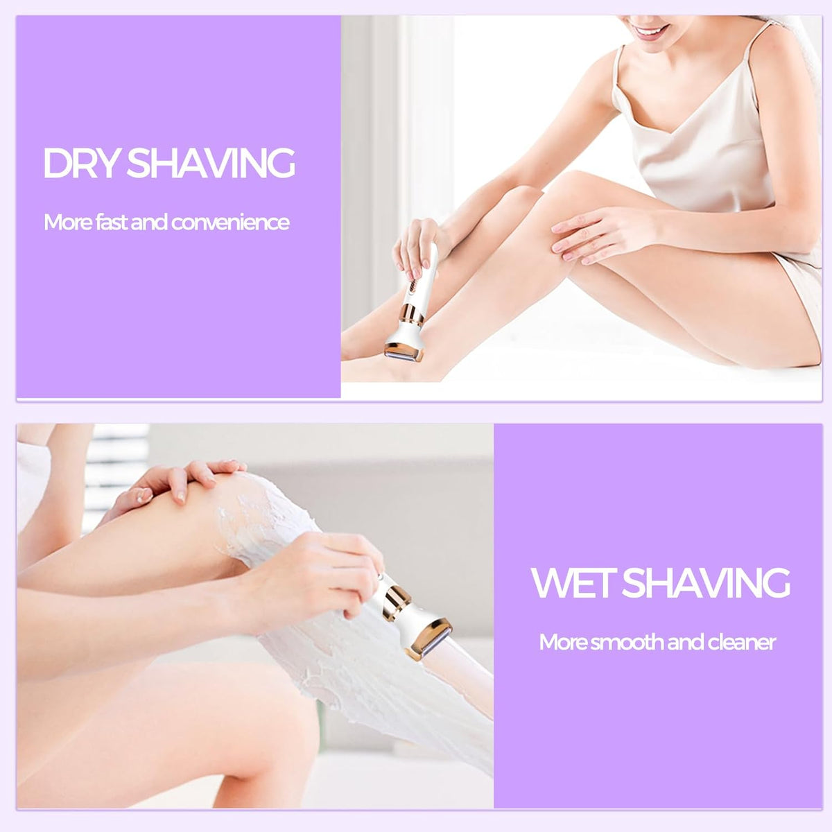 4 in 1 Rechargeable Electric Razor for Women A36608
