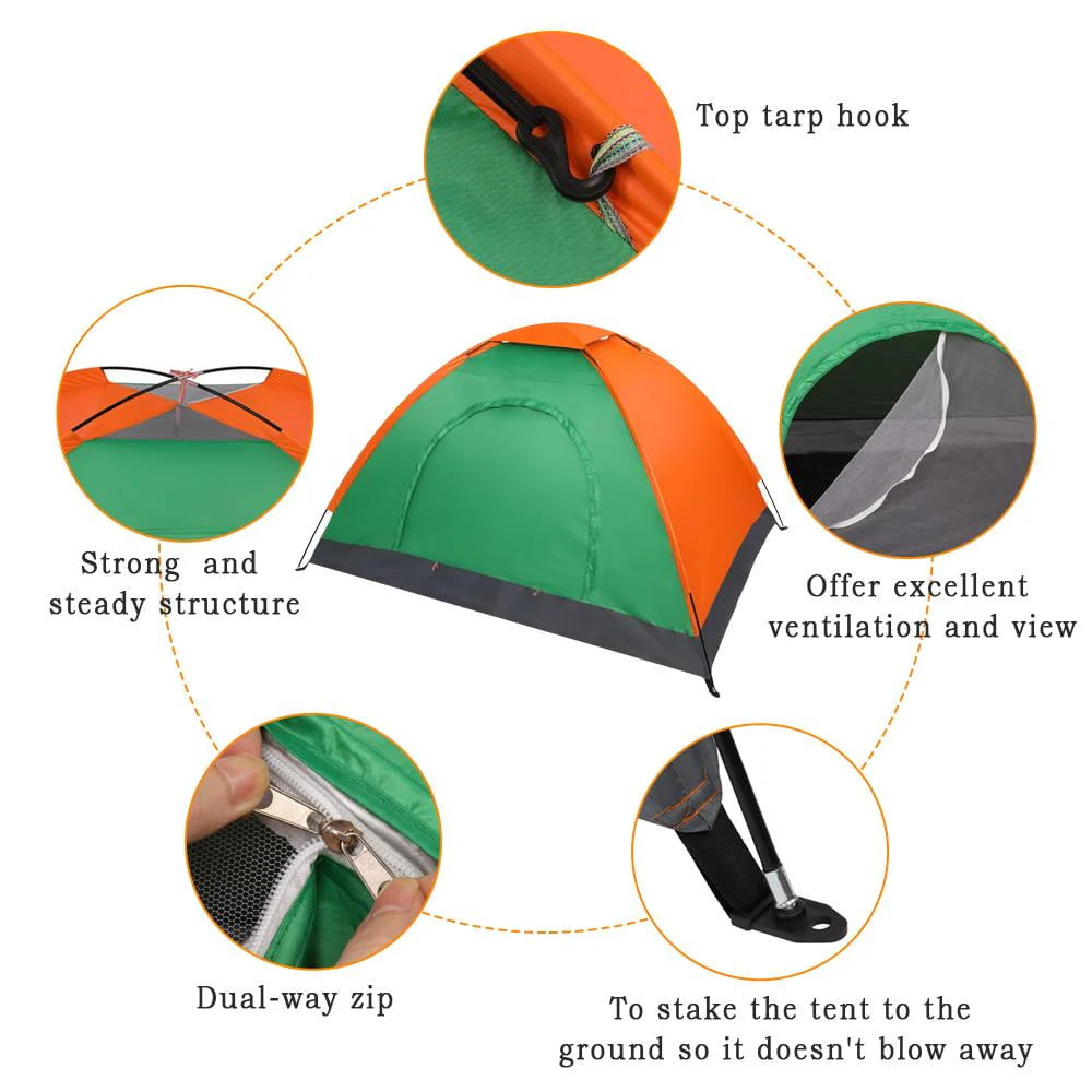 Oxford Fabric Single Person Instant Tent U457845