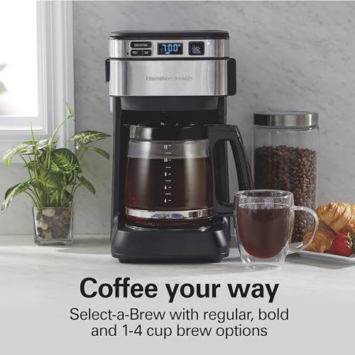 12 Cups Black Programmable Drip Coffee Maker F10967