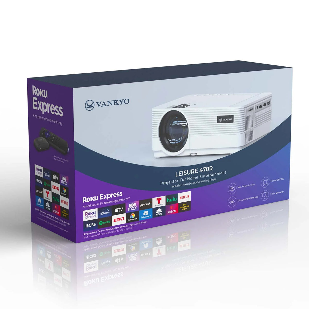 HD Mini Projector with Streaming Player K175774