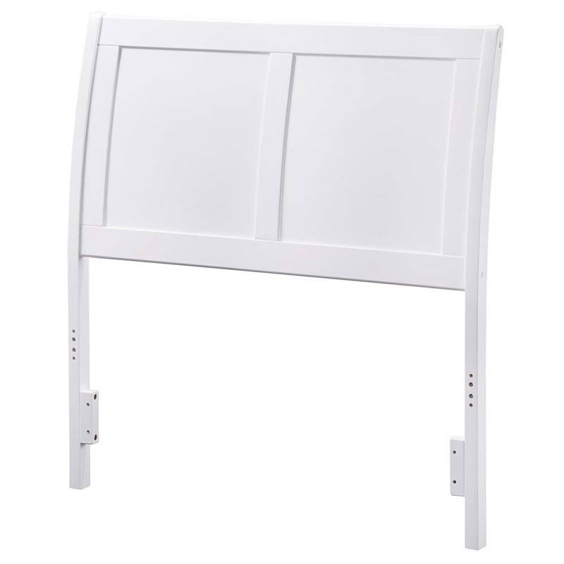 Twin Sleigh Headboard in White B60017