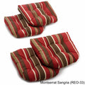 U-Shaped Patterned Spun Polyester Tufted Dining Chair Cushions, Set of 4 S655707
