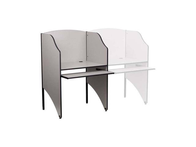 18in x 30in Trapezoid Adjustable Activity Table Oak/Black L323