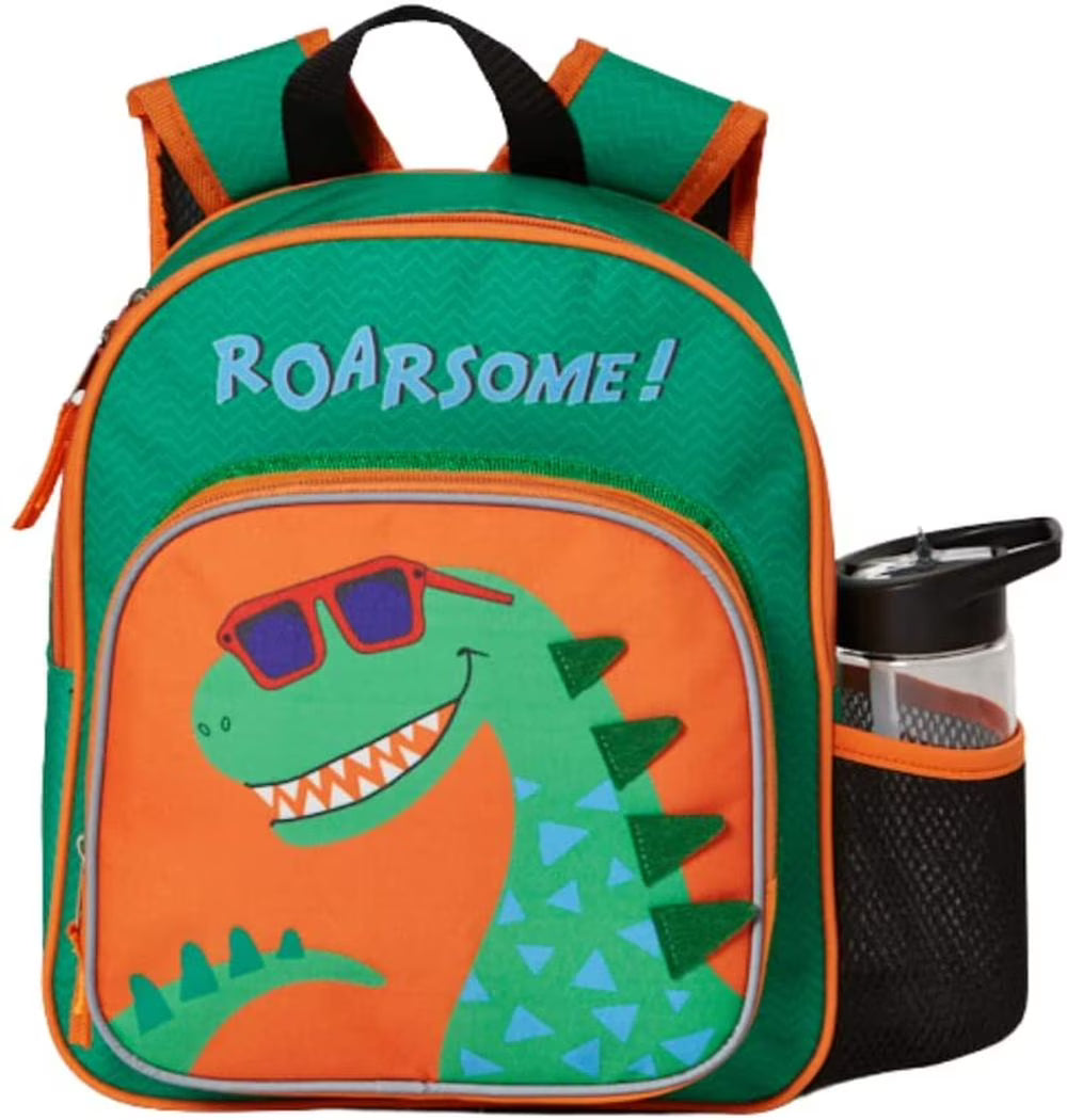 Dinosaur Toddler Mini Backpack with Water Bottle 2 Piece Set Z58891