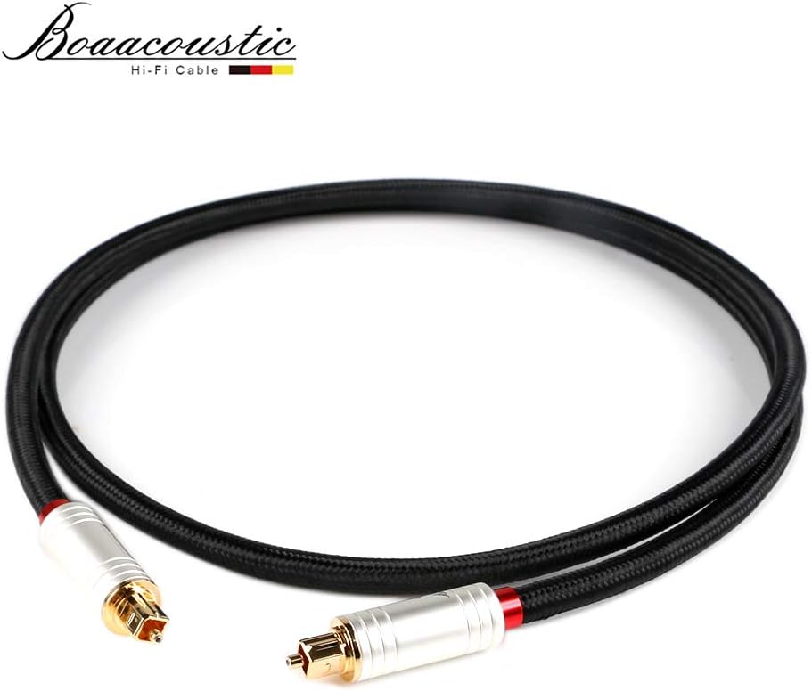 Fiber Optical Audio Cable Toslink Male to Male 6ft J989