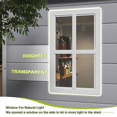 6 X 4 FT Resin Outdoor Storage Shed M38846