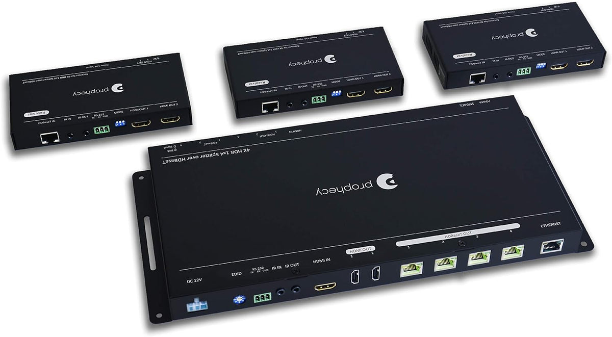 1x2 HDMI Extender Splitter Full HD 1080p Over Cat5e/Cat6/Cat7 Ethernet Cable E84278