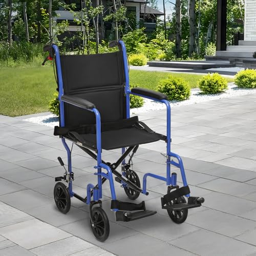 Lightweight 16 Inch Seat Wheelchair with Locking Hand Brakes K413457