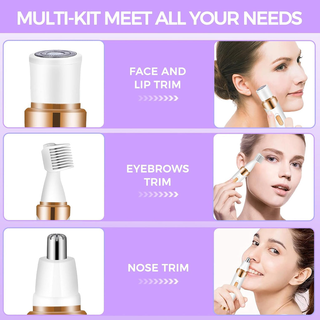 4 in 1 Rechargeable Electric Razor for Women A36608
