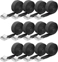 12 Packs 16ft Adjustable Cam Buckle Lashing Straps L678344