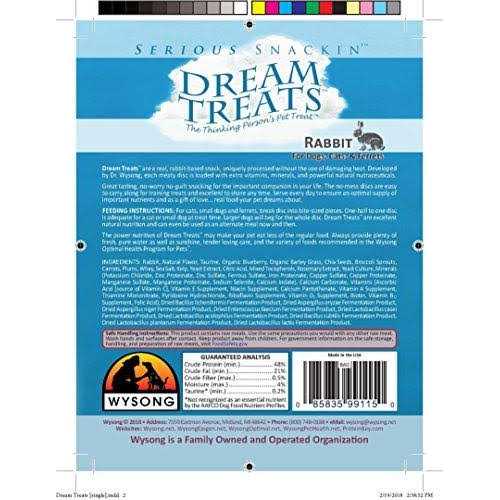 Dream Treats Dogs Cats Ferrets B16240