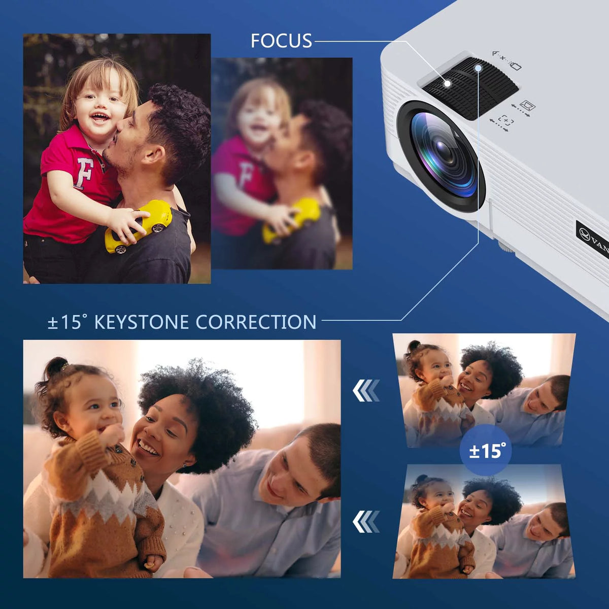 HD Mini Projector with Streaming Player K175774