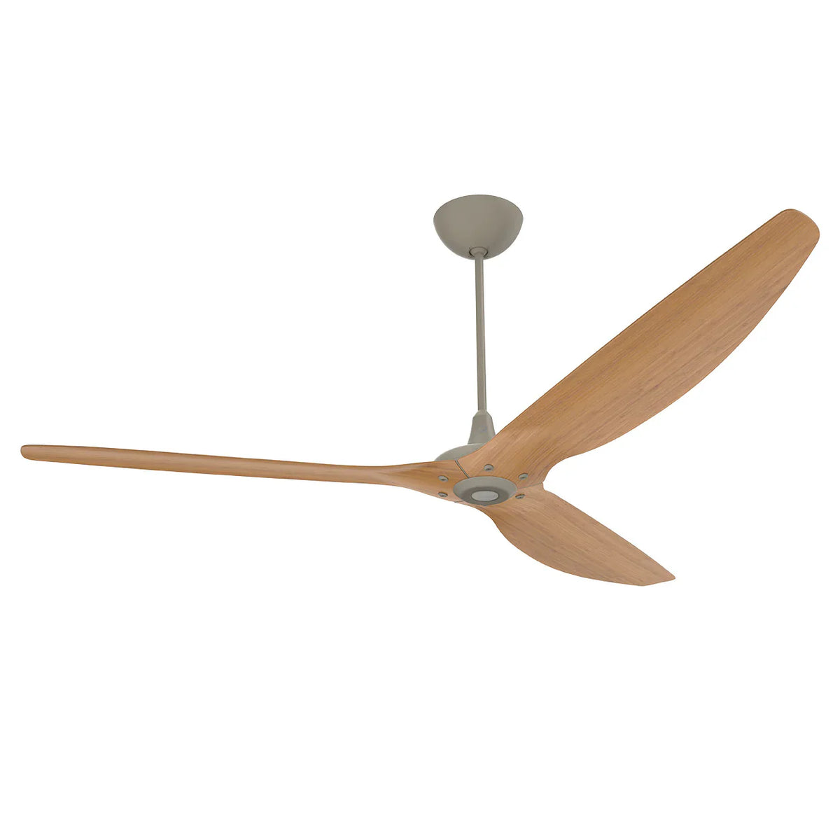84 Ceiling Fan with Bamboo Blades and Satin Nickel Finish E544