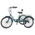 Tricycle 20" Wheels 7-Speed 3 Wheels Bike with Basket P50239