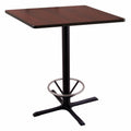 Black Table with Square Top H6193