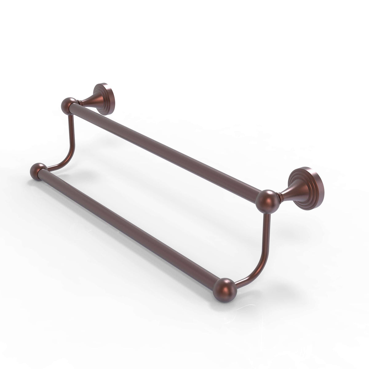 Antique Copper 24 inch Double Towel Bar S838