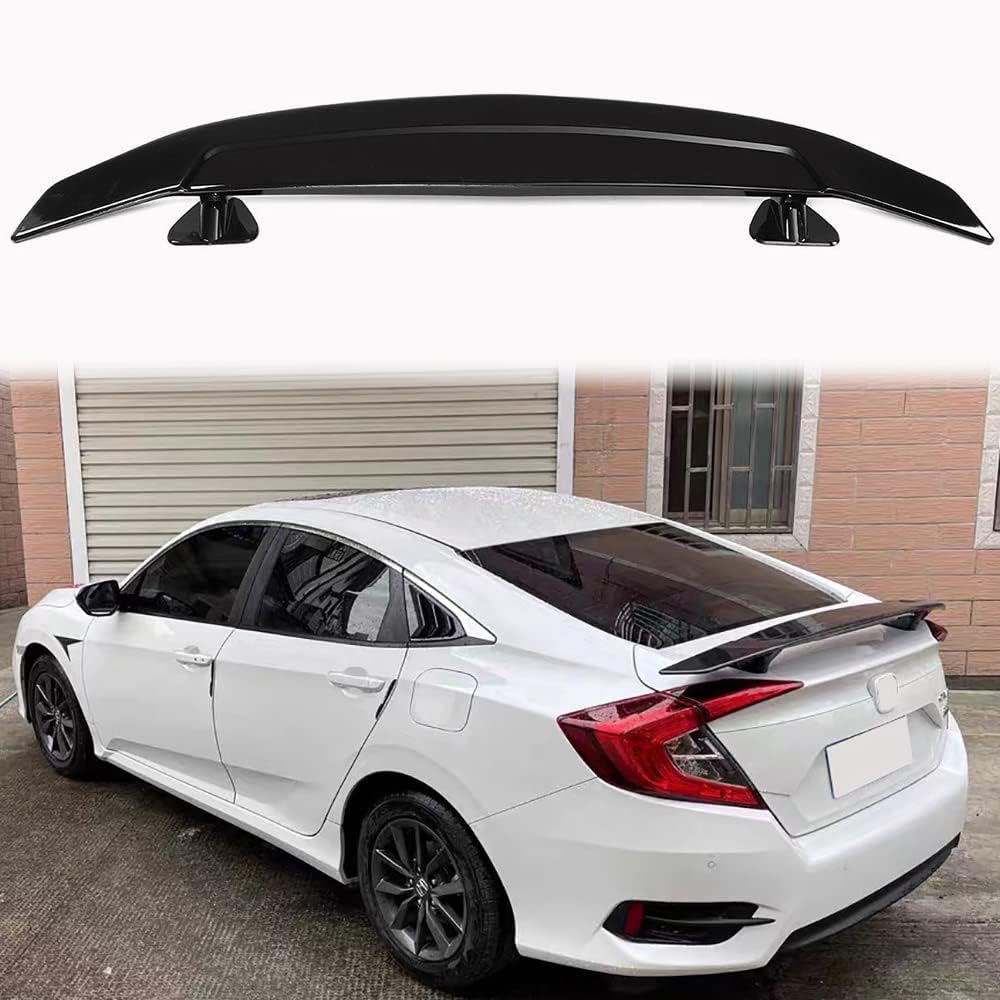 Glossy Black ABS Racing Spoiler Wing S515175