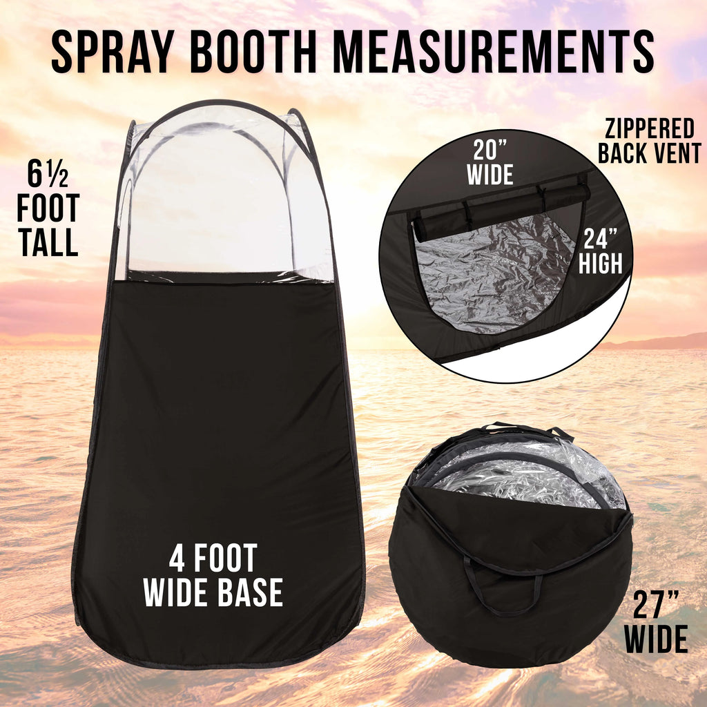 Mobile Sunless Tan Spray Tanning Tent Booth U5169