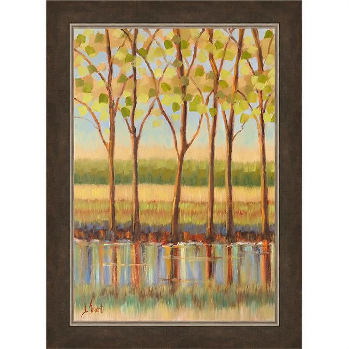 Framed Textured Fine Art Print G8105