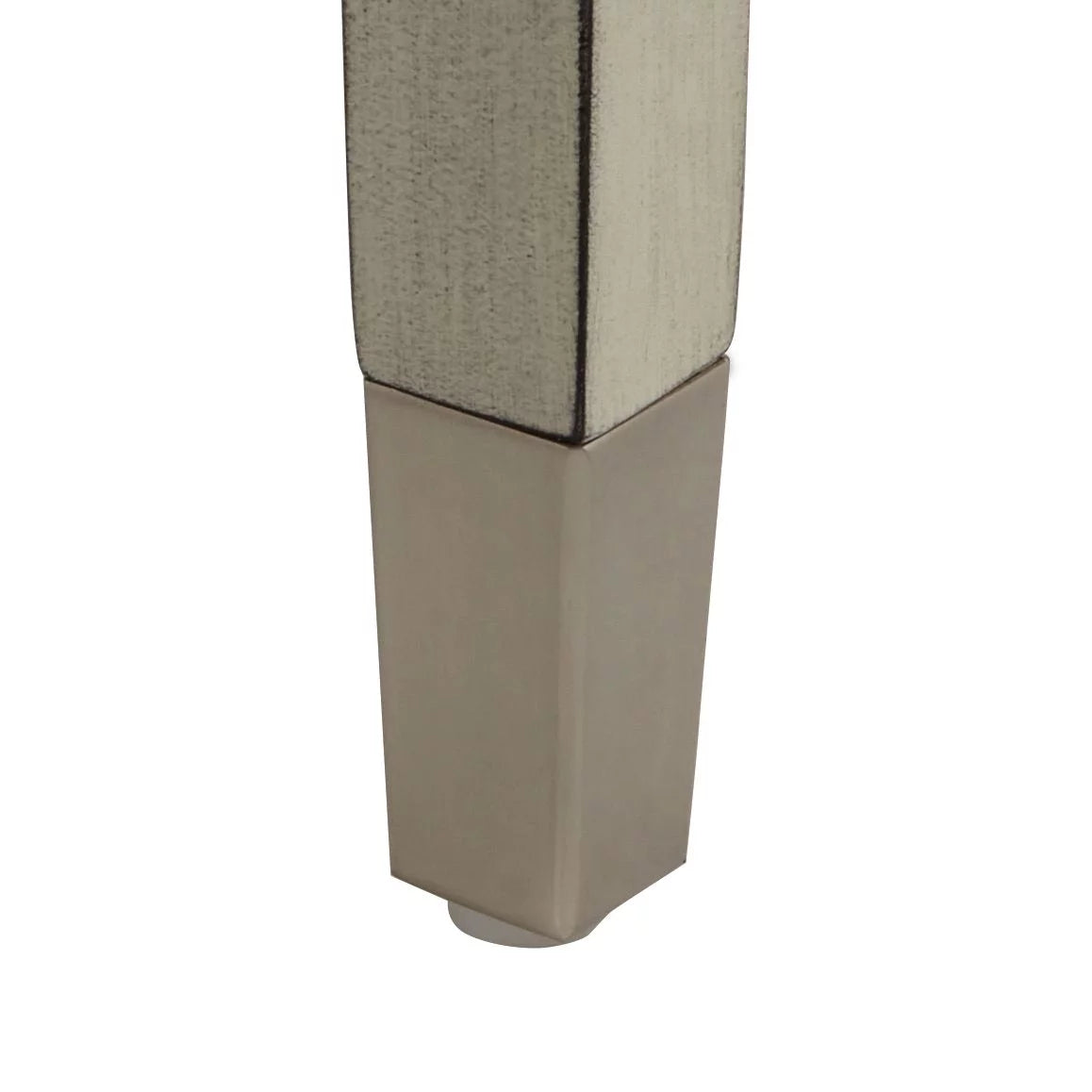 Wood Bar Stool Gray Faux Leather Footrest F2300