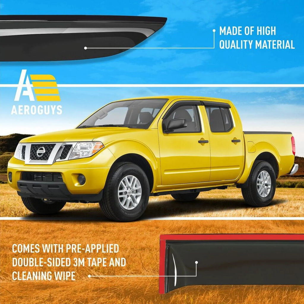 Tape-On Window Deflectors 4pcs R9567