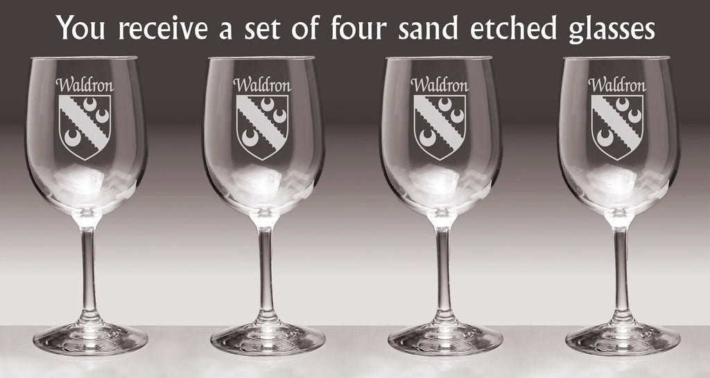 Irish Coat of Arms Wine Glasses Set of 4 P683835