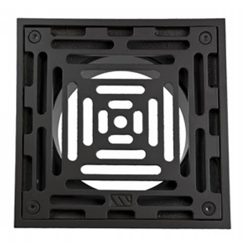 6x22 Square Solid Nickel Bronze Plated Drain Grid S5593