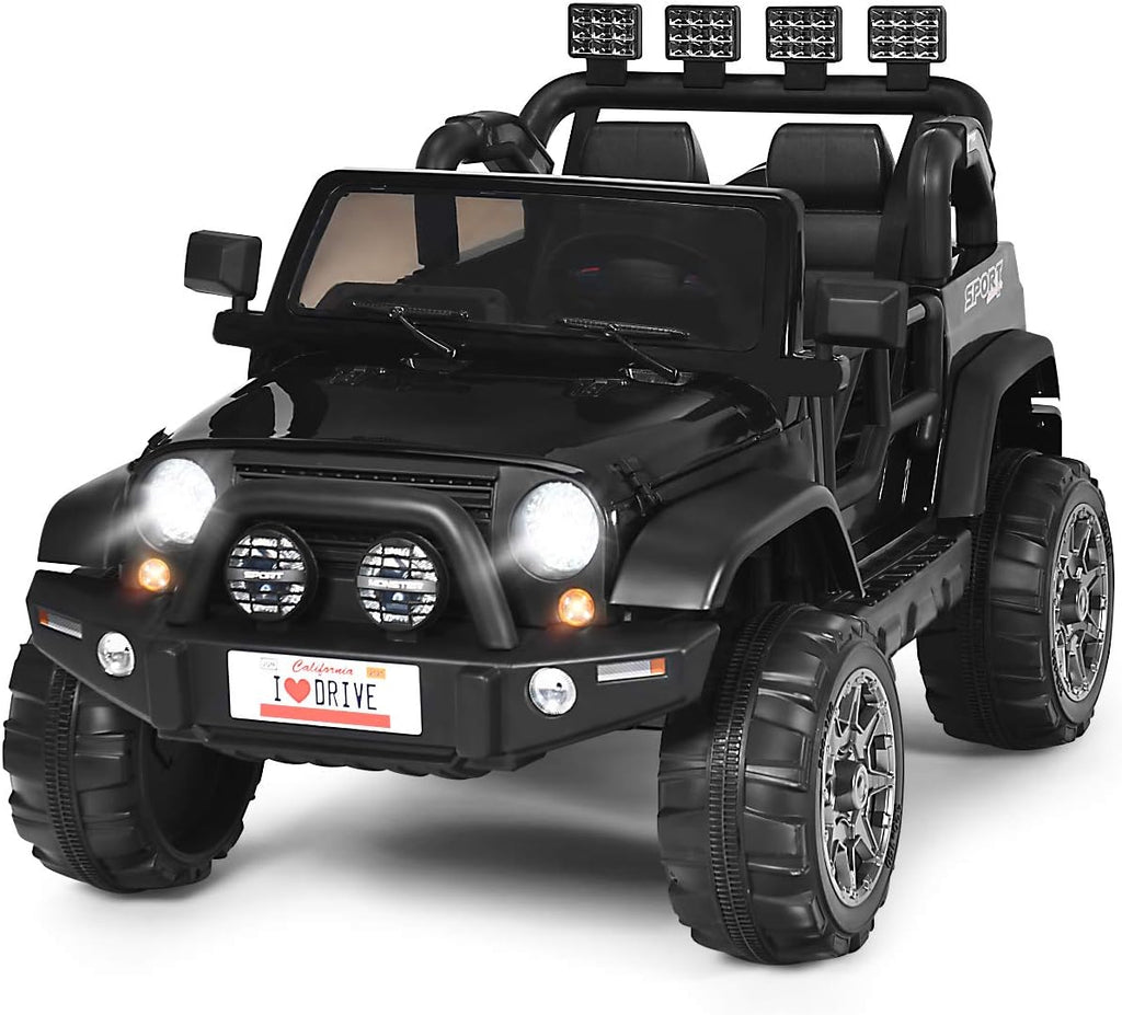 12V Battery Powered Ride on Truck with Remote Control, White P648193