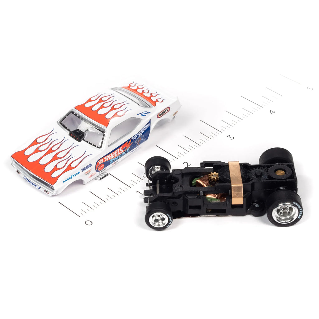 13' Dragstrip Slot Car Set with 2 Variable Speed Cars G376