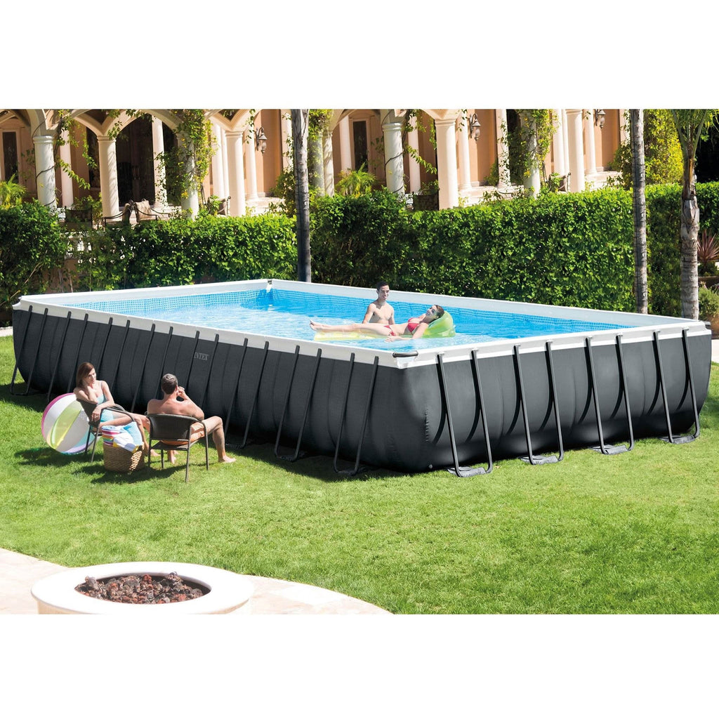Rectangular Frame Pool with Saltwater System L691969
