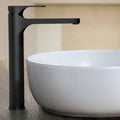 Matte Black Round Vessel Sink Faucet C69393