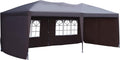 10' x 20' Pop Up Canopy with 4 Removable Sidewalls and Carry Bag, White G1411
