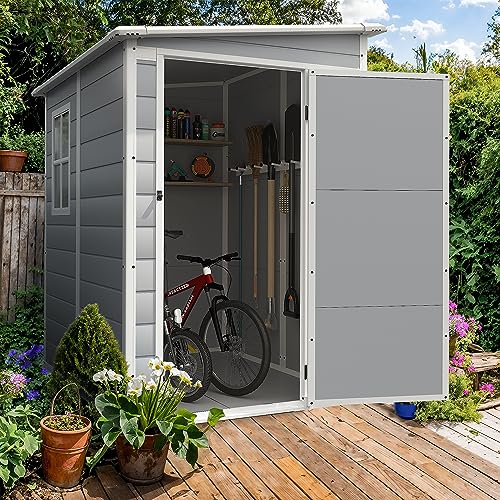 6 X 4 FT Resin Outdoor Storage Shed M38846