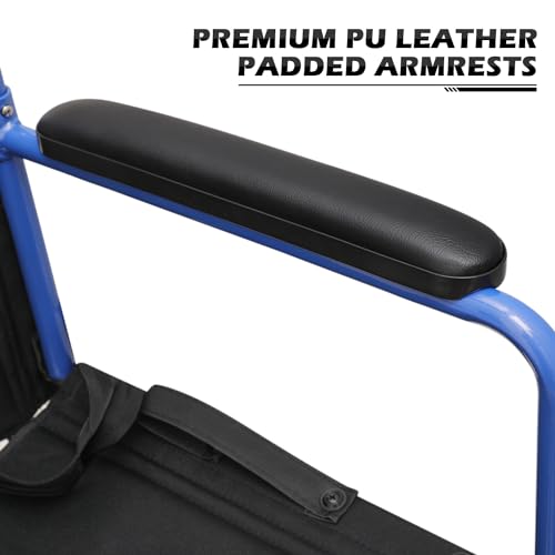Lightweight 16 Inch Seat Wheelchair with Locking Hand Brakes K413457