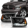 White LED DRL Headlights Assembly H333