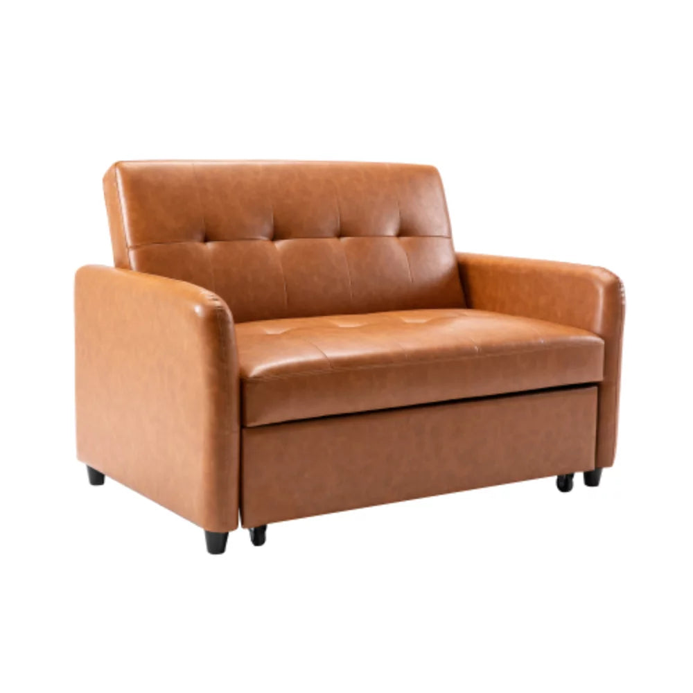 51" Convertible Sleeper Bed, Adjustable Oversized Armchair with Dual USB Ports G307