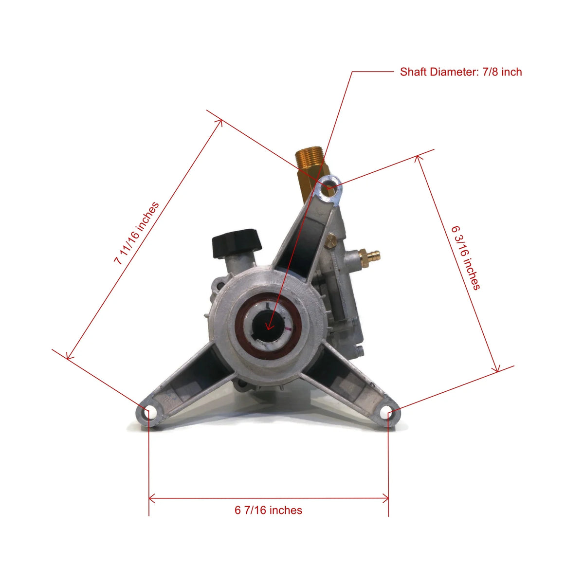 Power Pressure Washer 7/8" Shaft Pump A9260