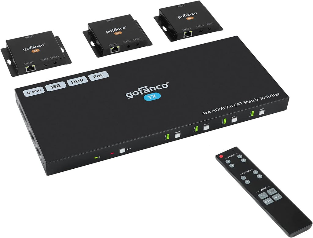 1x2 HDMI Extender Splitter Full HD 1080p Over Cat5e/Cat6/Cat7 Ethernet Cable E84278