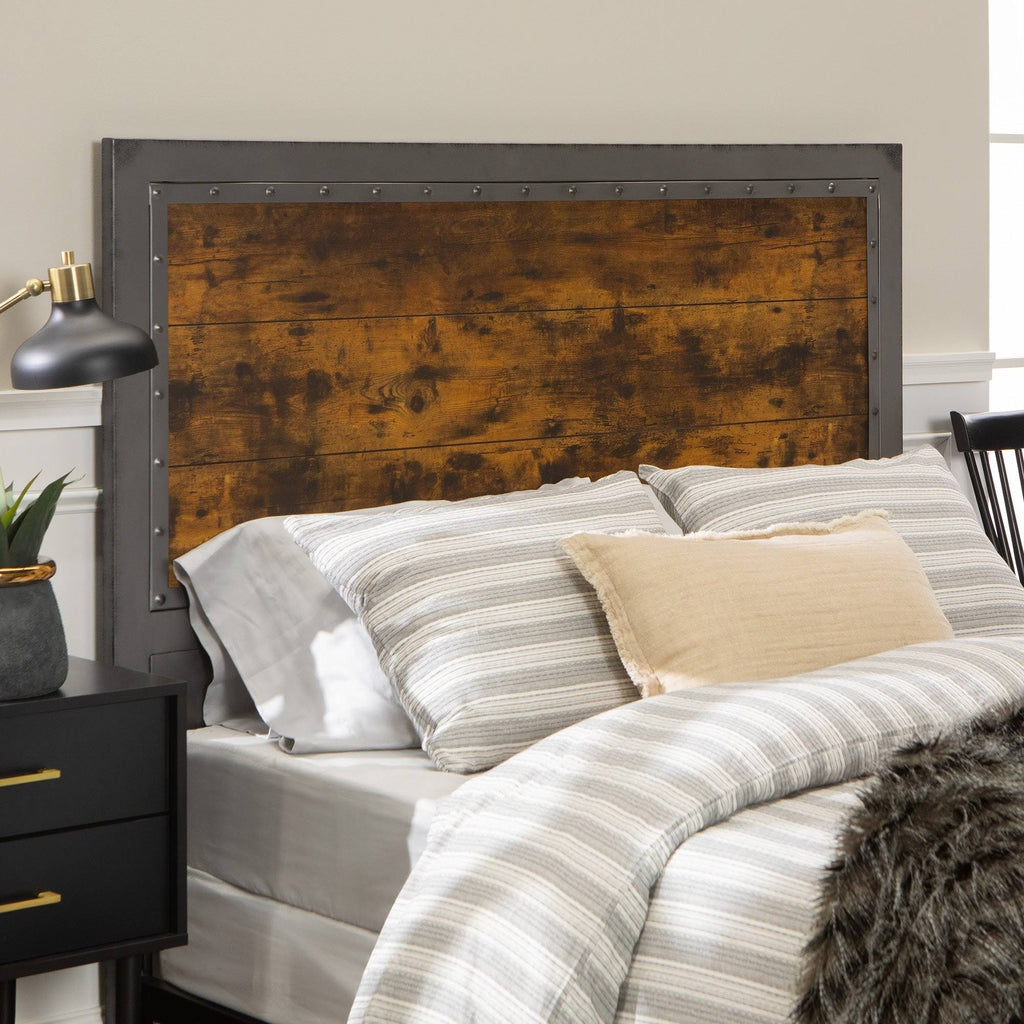 Queen Metal and Wood Headboard M171