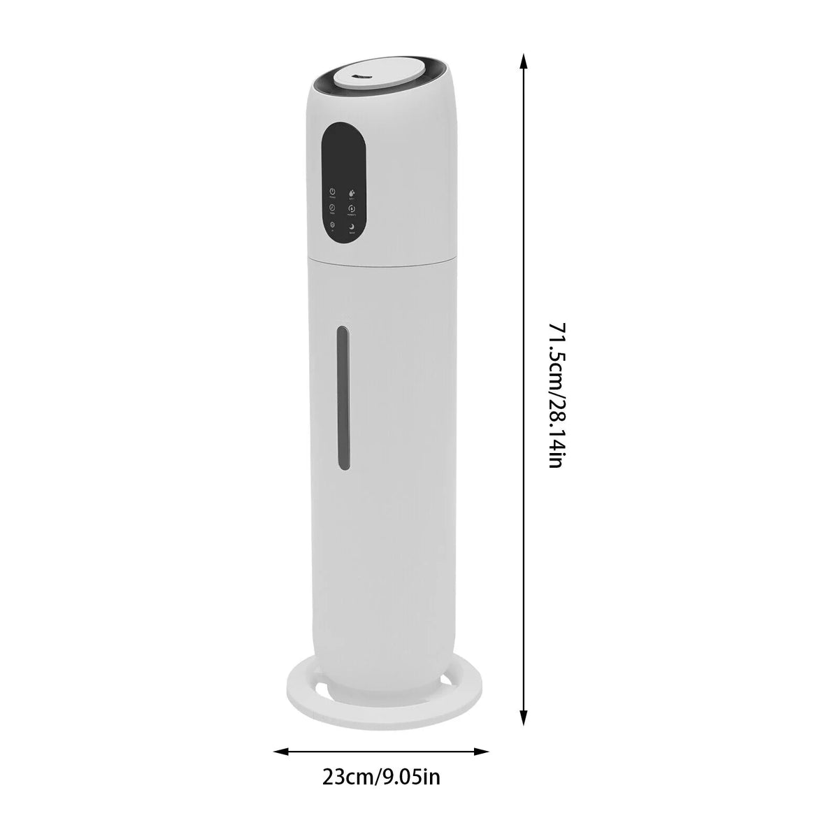 2.3Gal Cool Mist Ultrasonic Humidifier with Remote Control and Digital Display Z77273