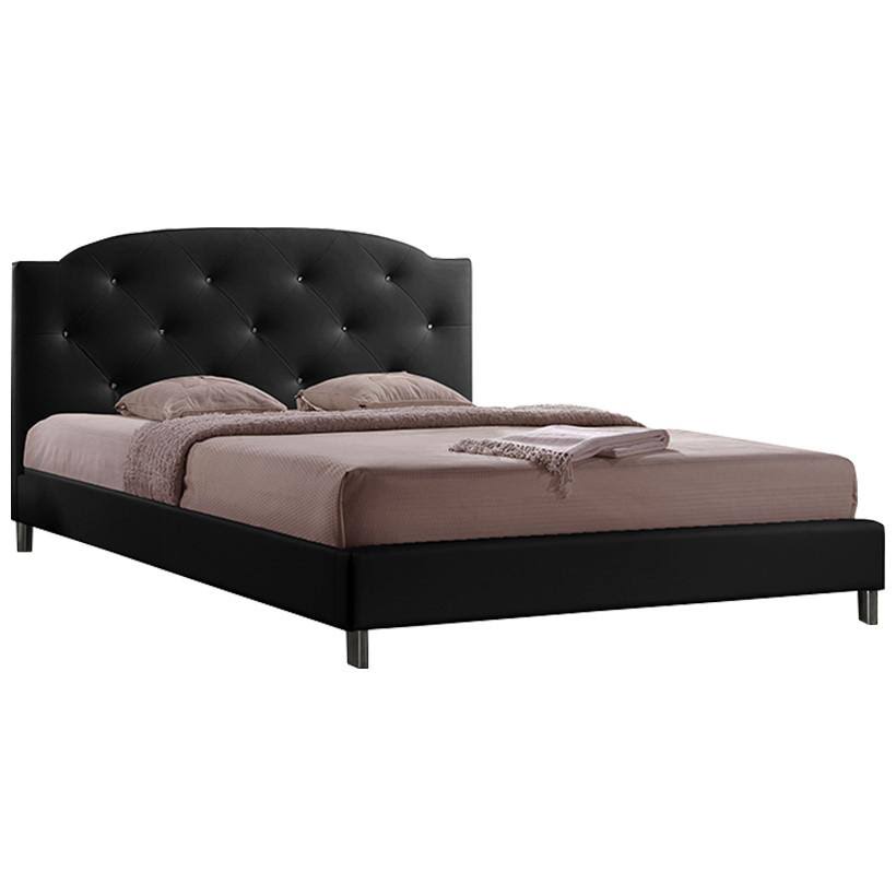 White Full Wood Bed L12794