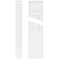 Raised Panel PVC Pilaster with Decorative Capital & Base (Pair) F605