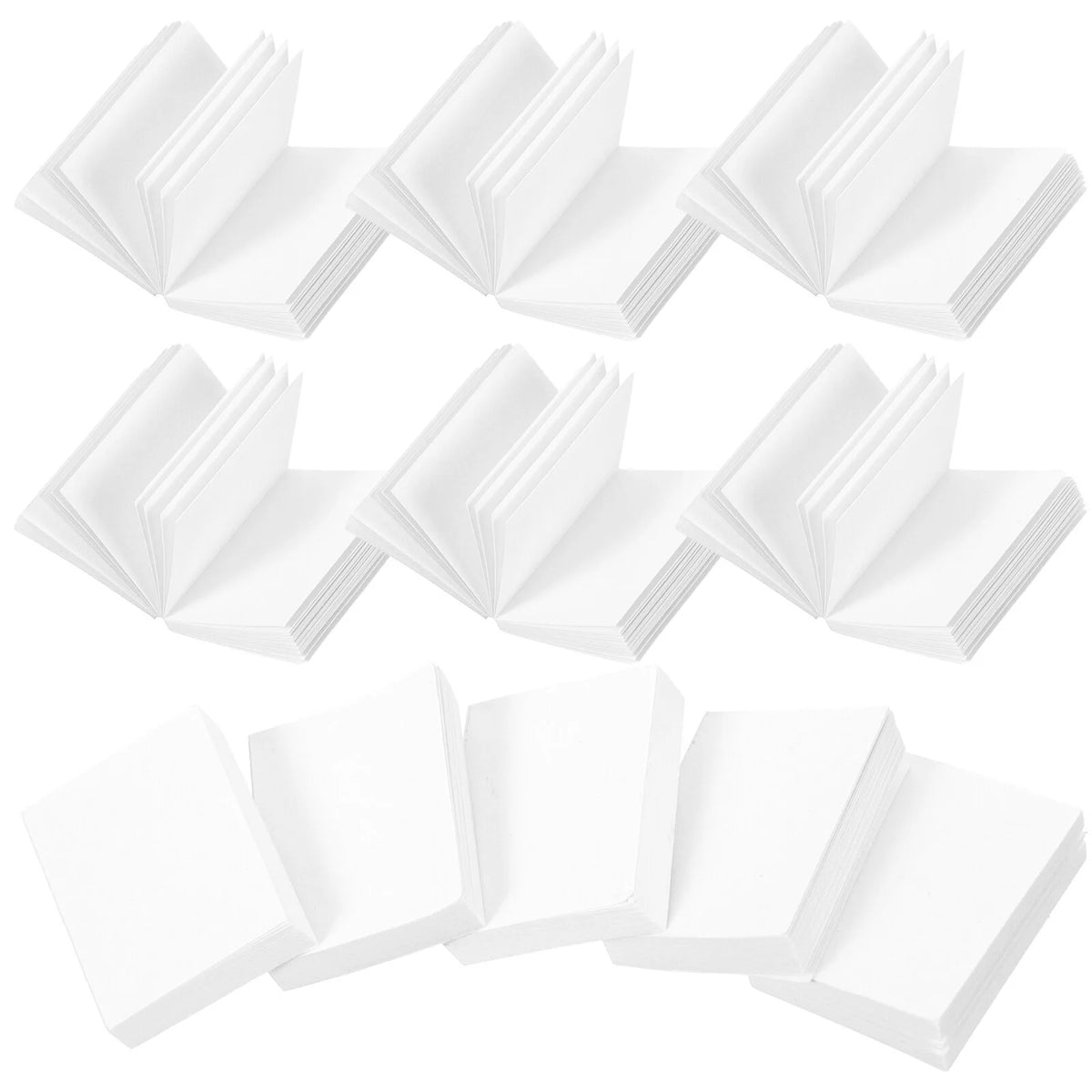 20pcs Doll House Mini Books Blank Paintable Mini Books Models O988267