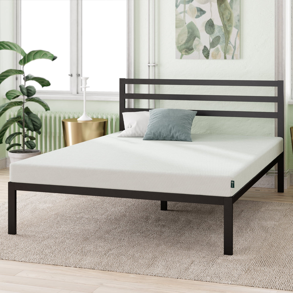 6 Green Tea Memory Foam Mattress Full K99049